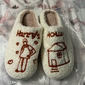 Slippers, Slip On Soft Sole Flat Fuzzy Non-slip Shoes, Plush Cozy Indoor Shoes